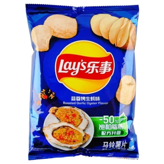 DJR Foods Wholesale Service Potato Chips (Garlic Roasted Oyster)