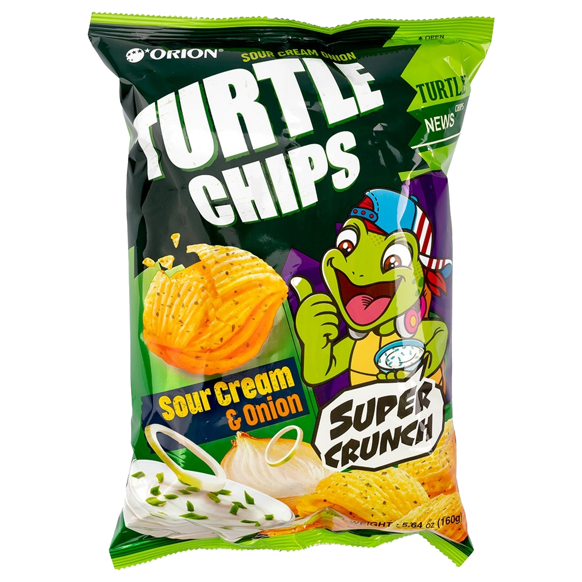 Orion Turtle Chips Sour Cream and Onion