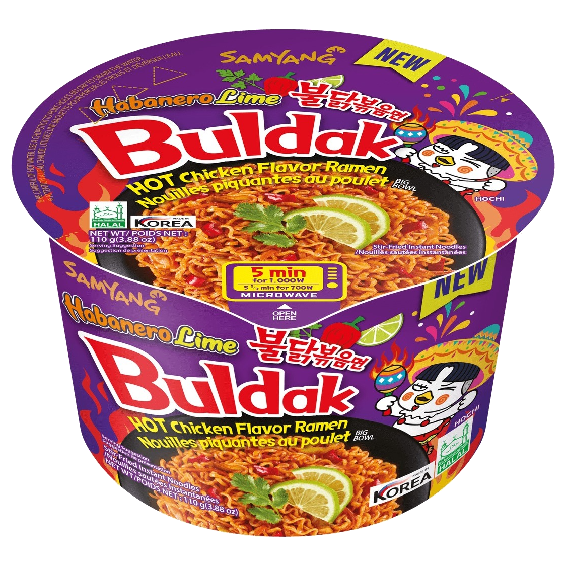 Samyang Buldak Big Bowl - Habanero Lime