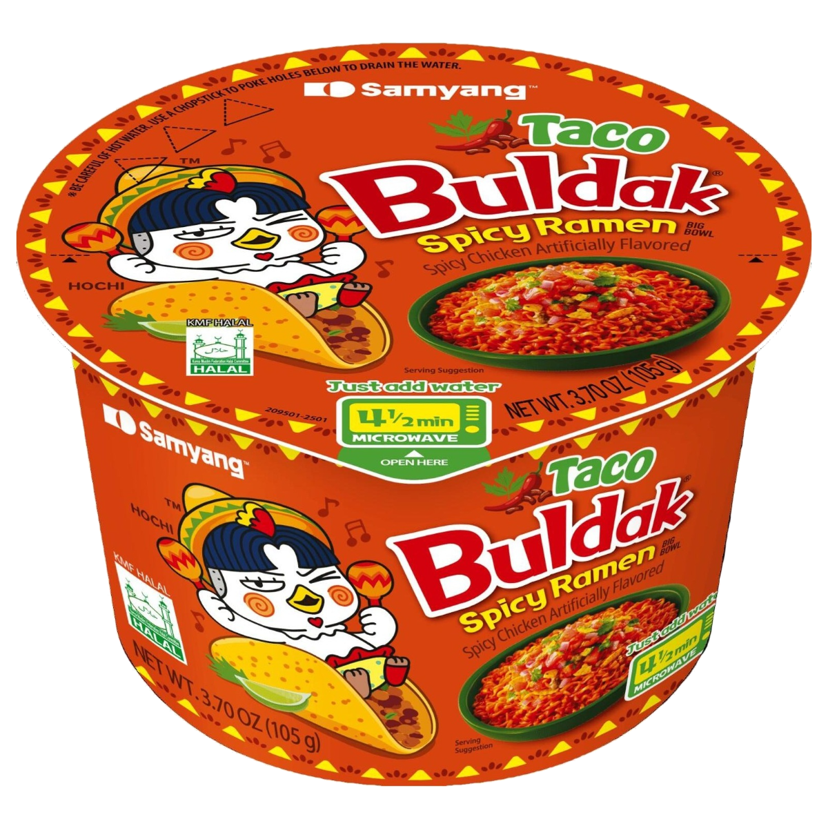 Samyang Buldak Big Bowl - Taco