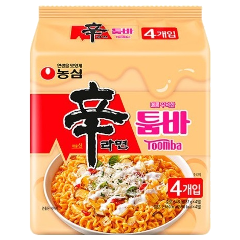 Korean Wholesale Distribution Shin Ramyun Toomba (4x4)