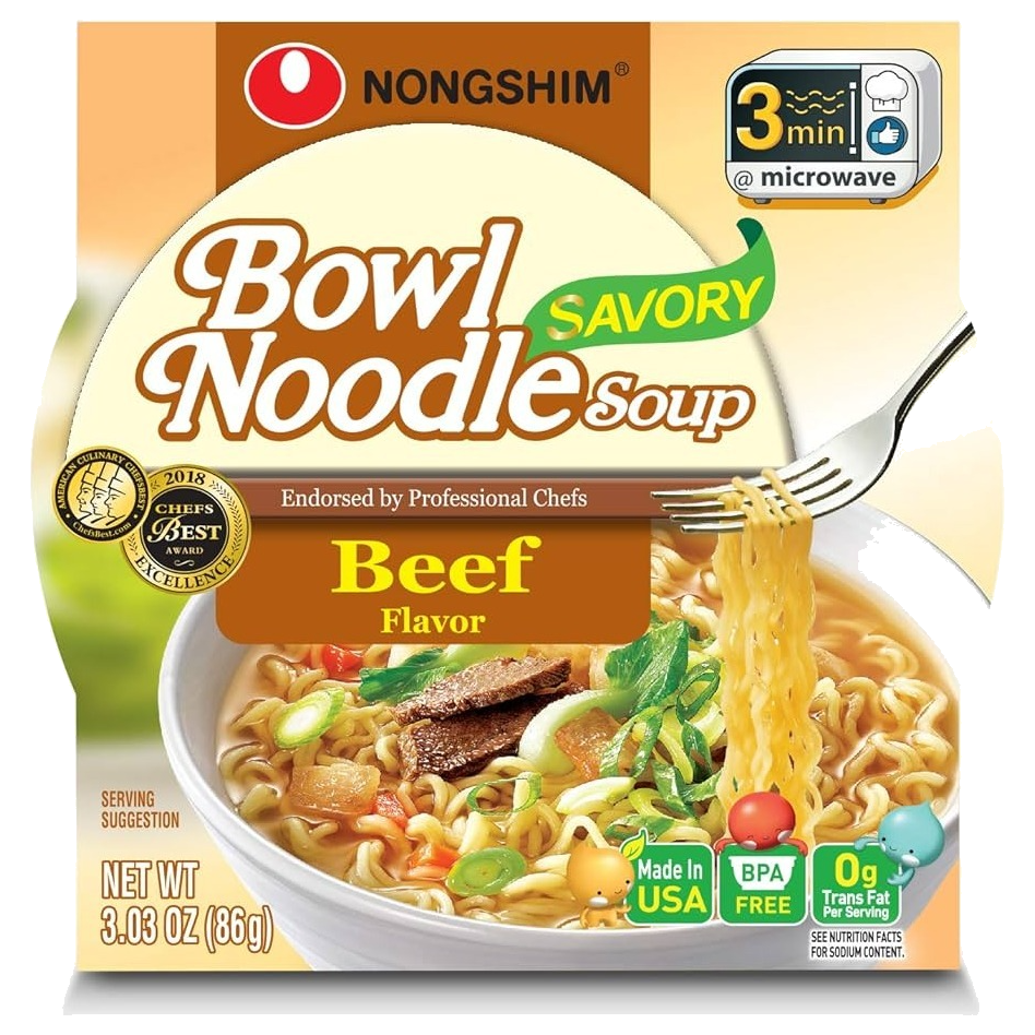 Nongshim Beef Noodle Bowl
