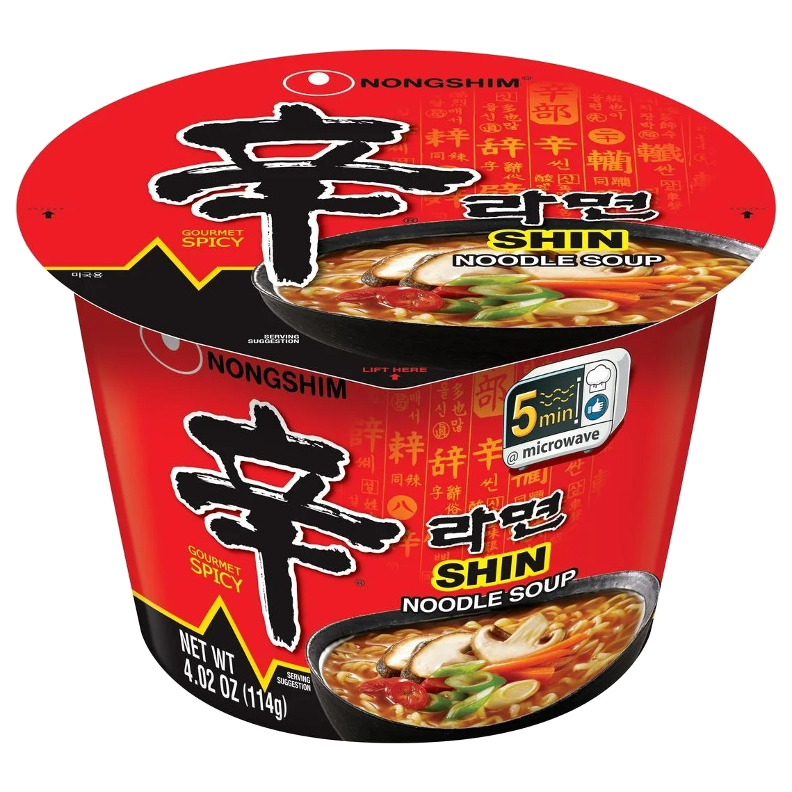 Nongshim Big Bowl Shin Big Bowl 6-pack