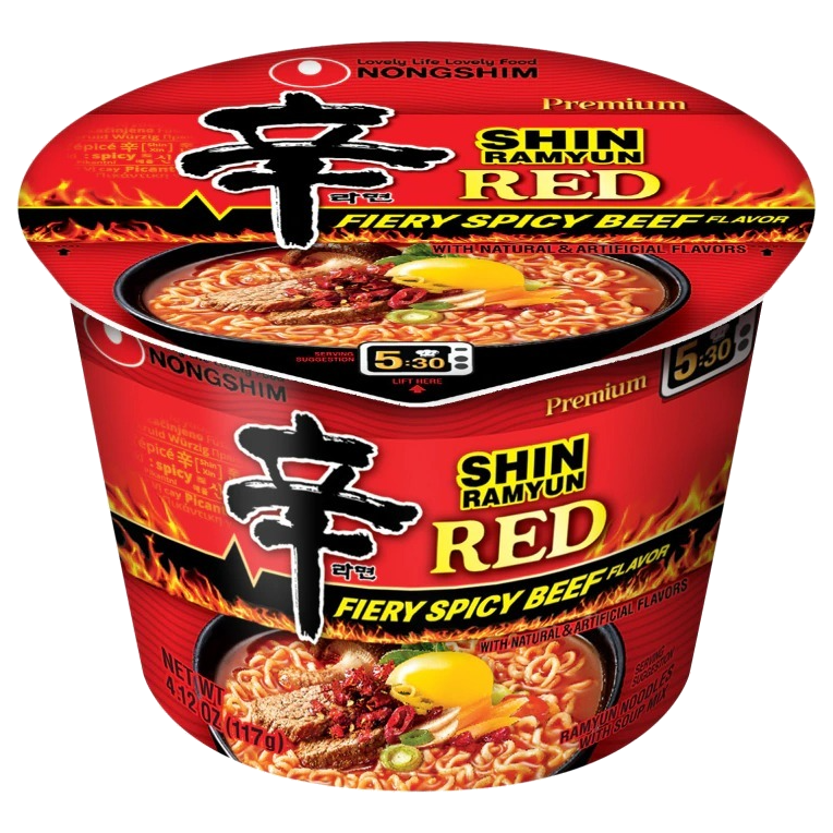 Nongshim Big Bowl Shin Red Fiery Big Bowl 6-pack