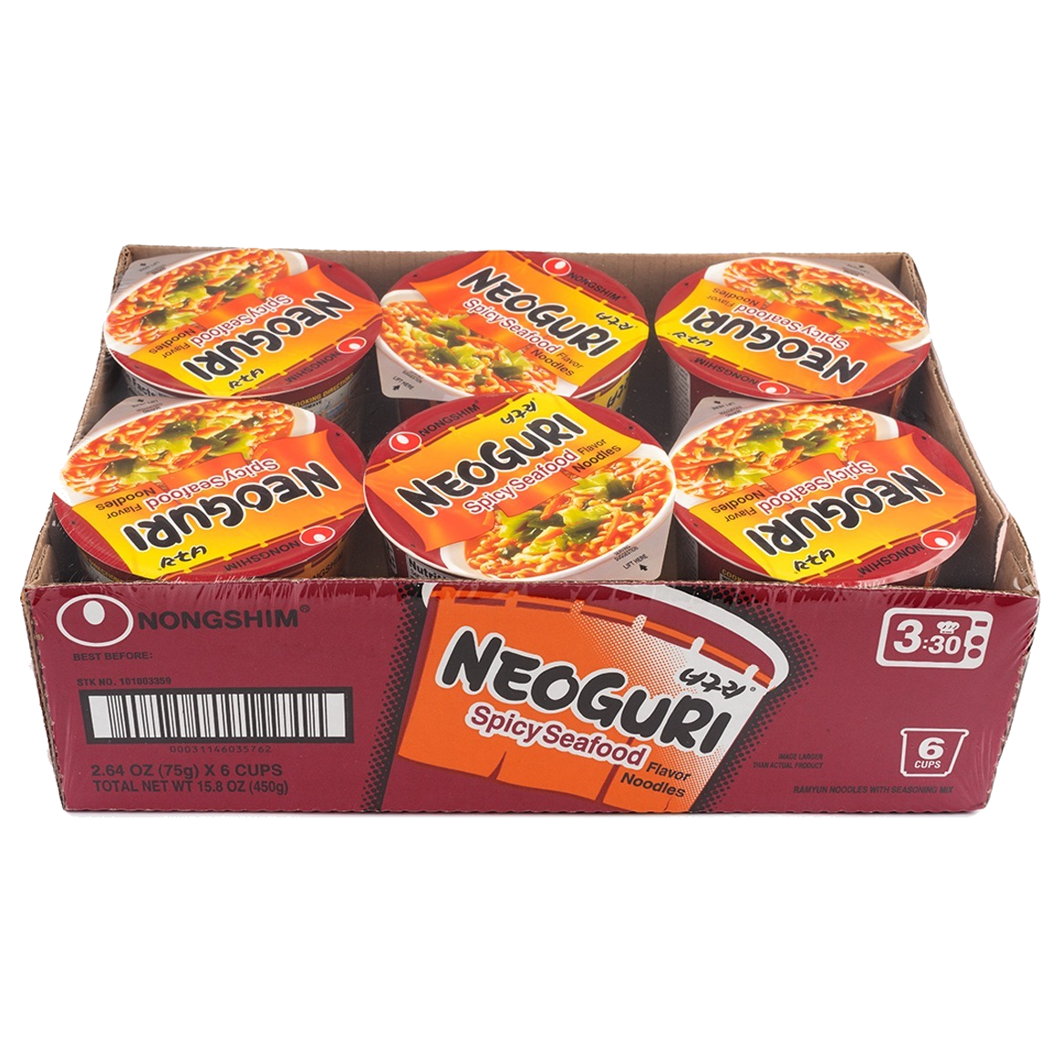DJR Foods Wholesale Service Neoguri Spicy Seafood Noodle Cup