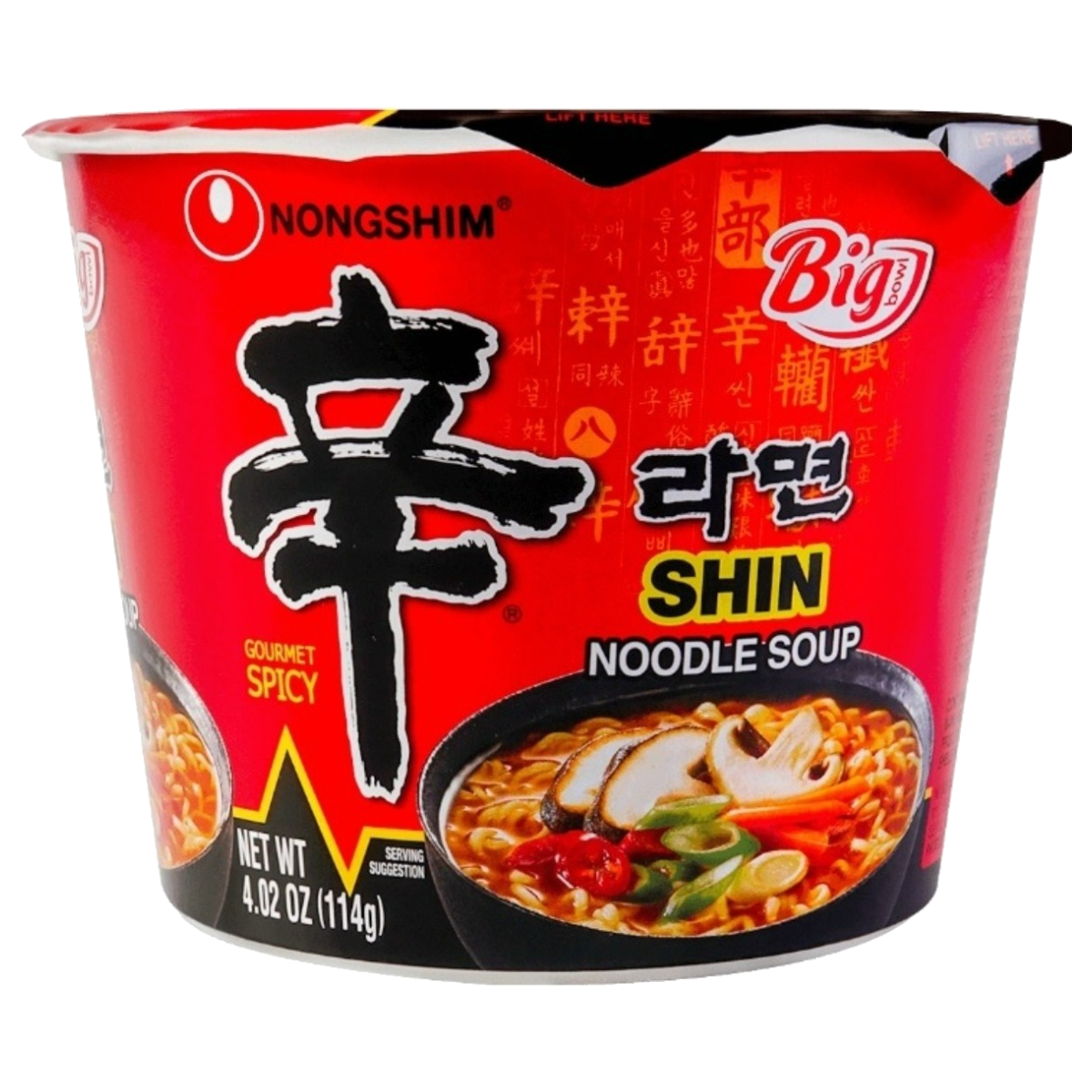 Filipino Wholesale Distribution Shin Noodle Big Bowl 6-pack