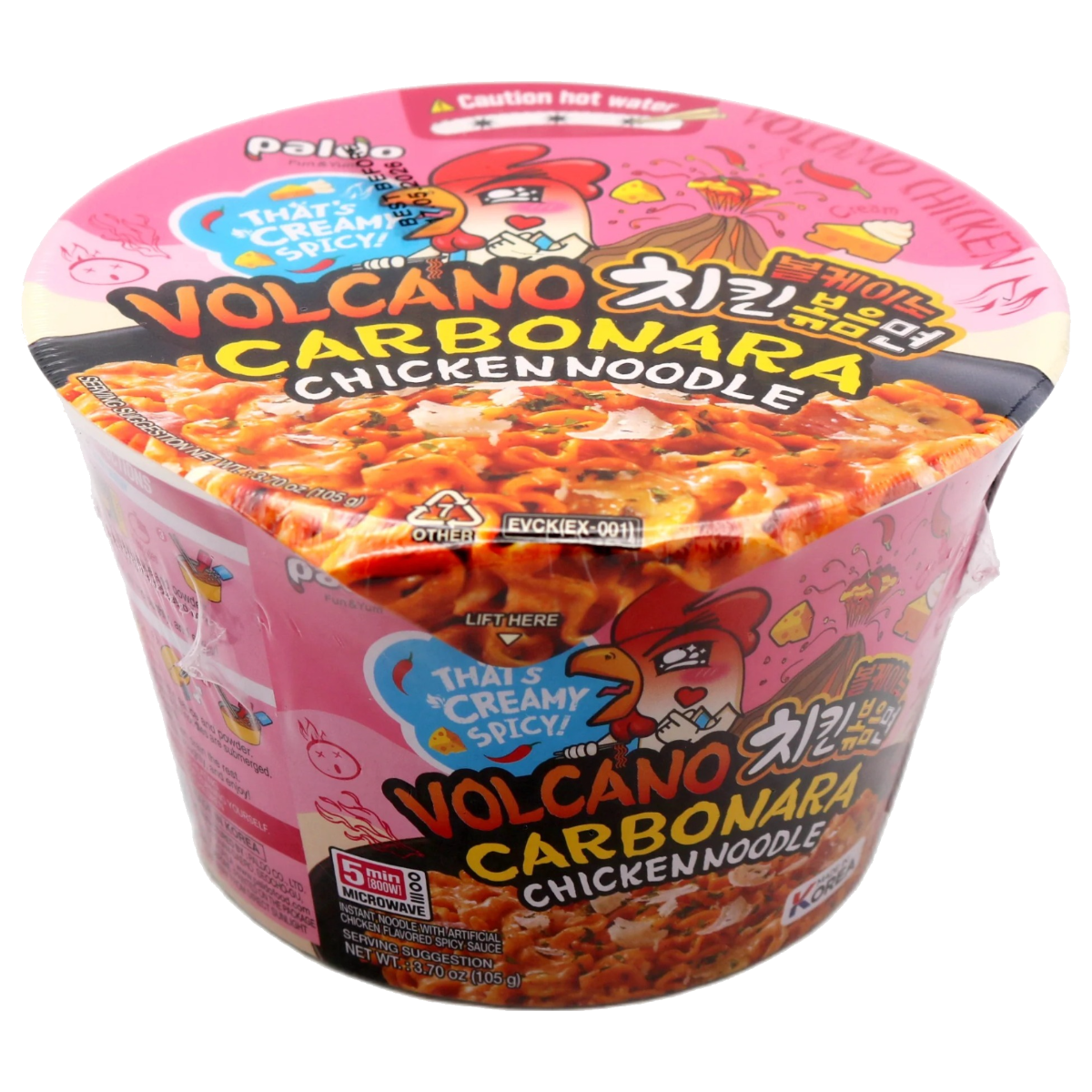 Filipino Wholesale Distribution Volcano Carbonara Chicken Noodle King Cup