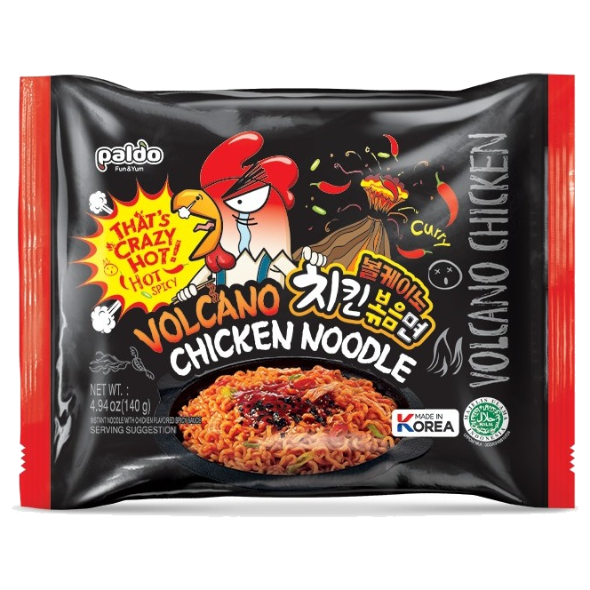 Korean Wholesale Distribution Volcano Chicken Noodle