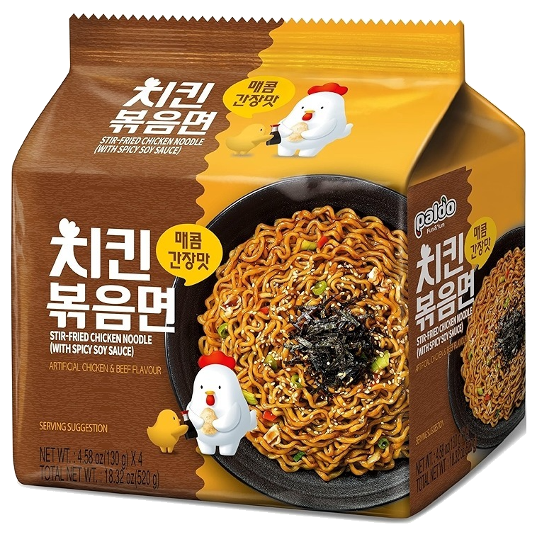 DJR Foods Wholesale Service Stir-Fried Chicken Noodle Spicy Soy