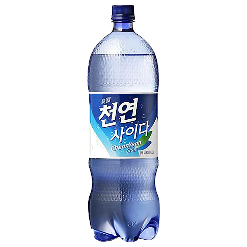Lotte Cheon Yeon Cider Carbonated Soft Drinks (bottles)