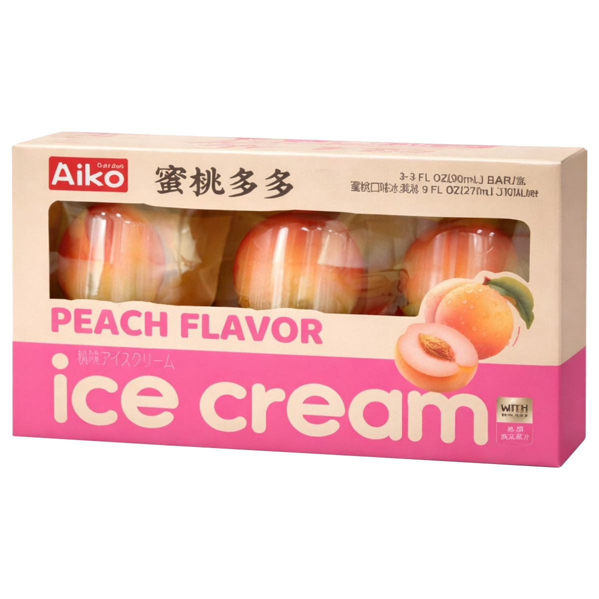 DJR Foods Wholesale Service Garden Peach Ice Cream