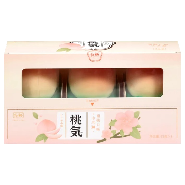 DJR Foods Wholesale Service Taoqi Peach Flavored Ice Cream