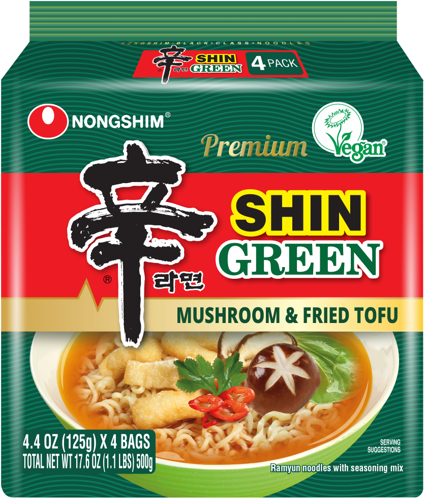 Nongshim Shin Noodle Green (4X4)