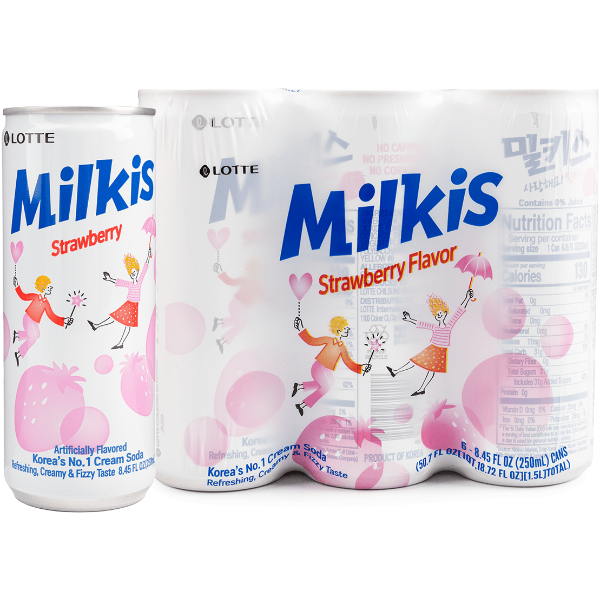 Lotte Milkis Strawberry
